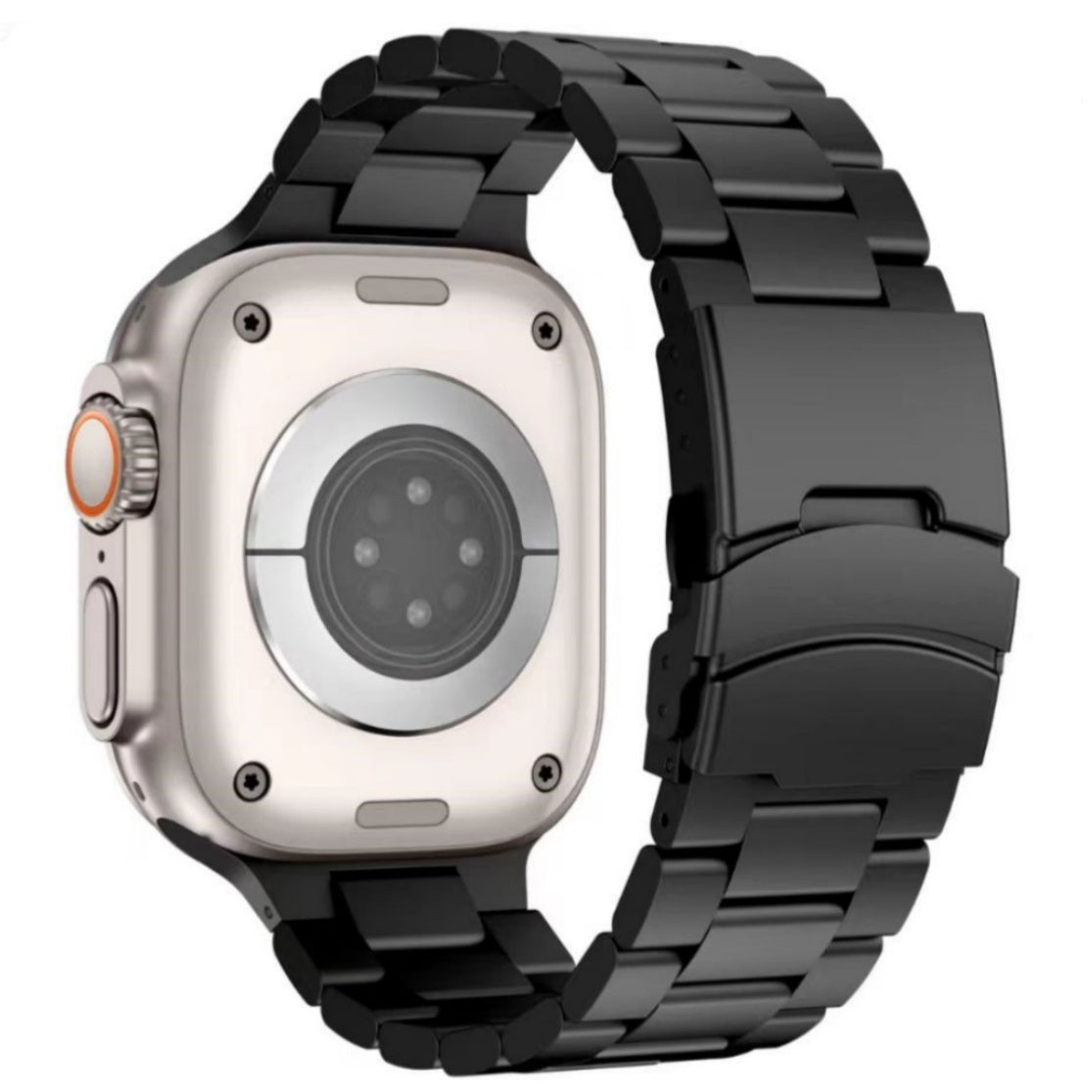 Apple Watch Titanium Band With Folding Safety Buckle, Kestrel Style