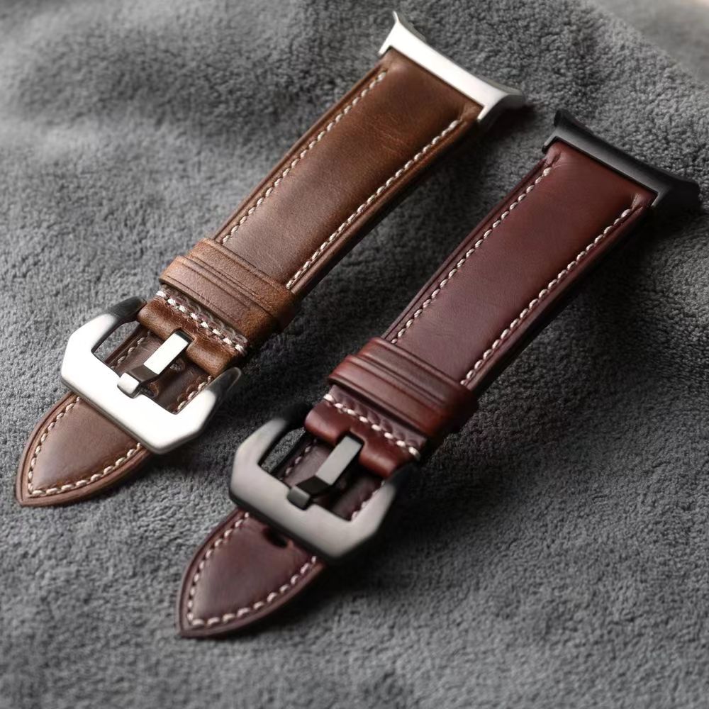 Klasický řemínek z nappa kůže pro hodinky Samsung Watch Ultra