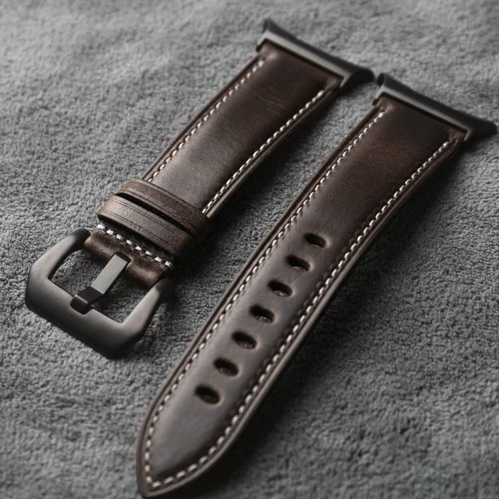 Klasický řemínek z nappa kůže pro hodinky Samsung Watch Ultra