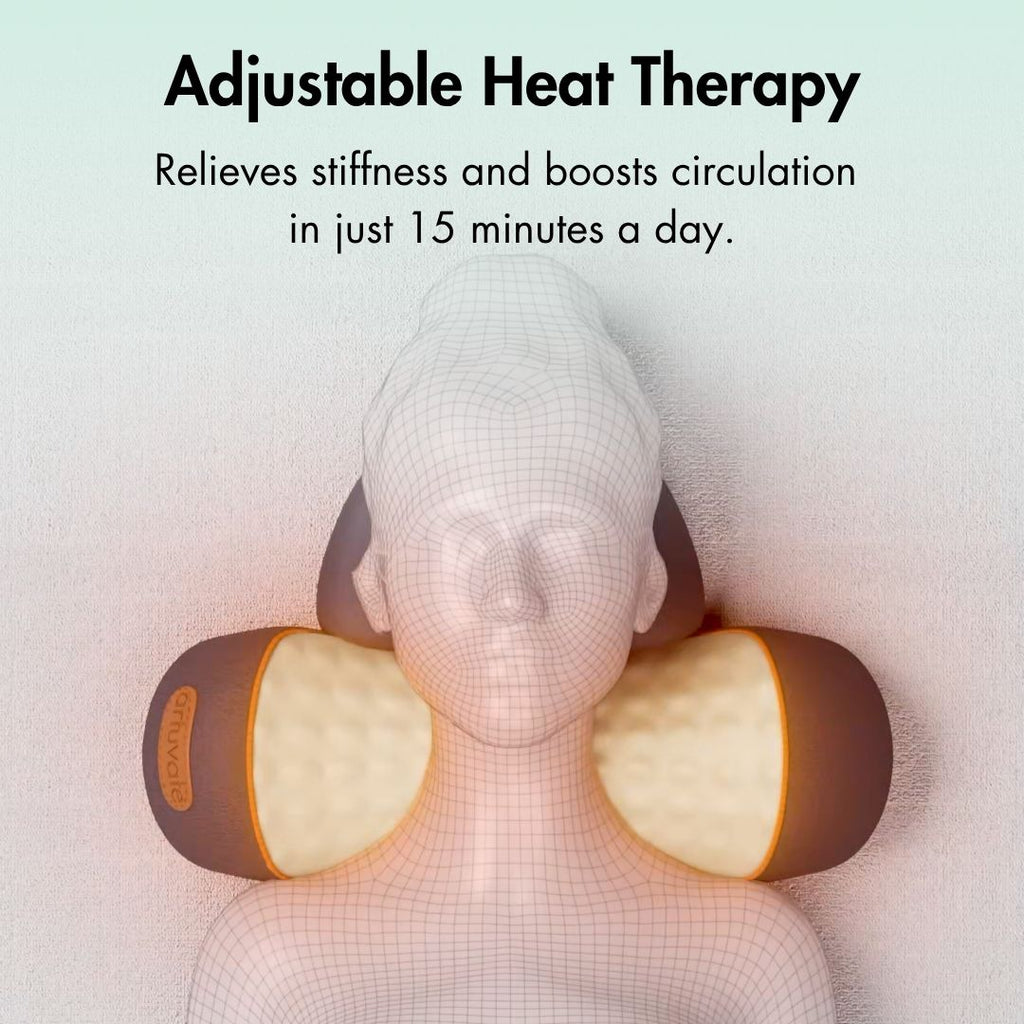 Vibrations-Nackenmassagegerät mit Haltungshilfe und Wärme