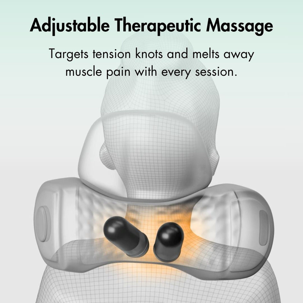 Vibrations-Nackenmassagegerät mit Haltungshilfe und Wärme