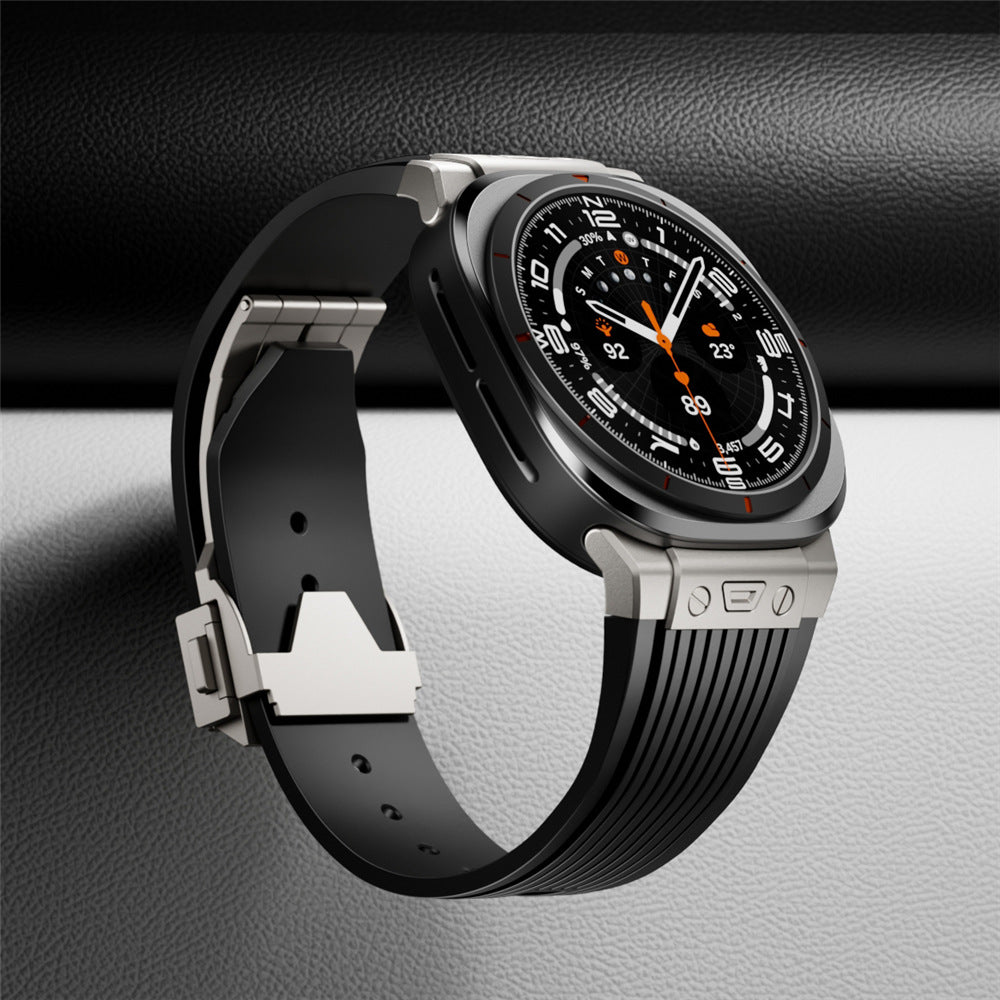 Samsung Watch Ultra silikonerem, Mavero formtilpasset pasform, foldespænde