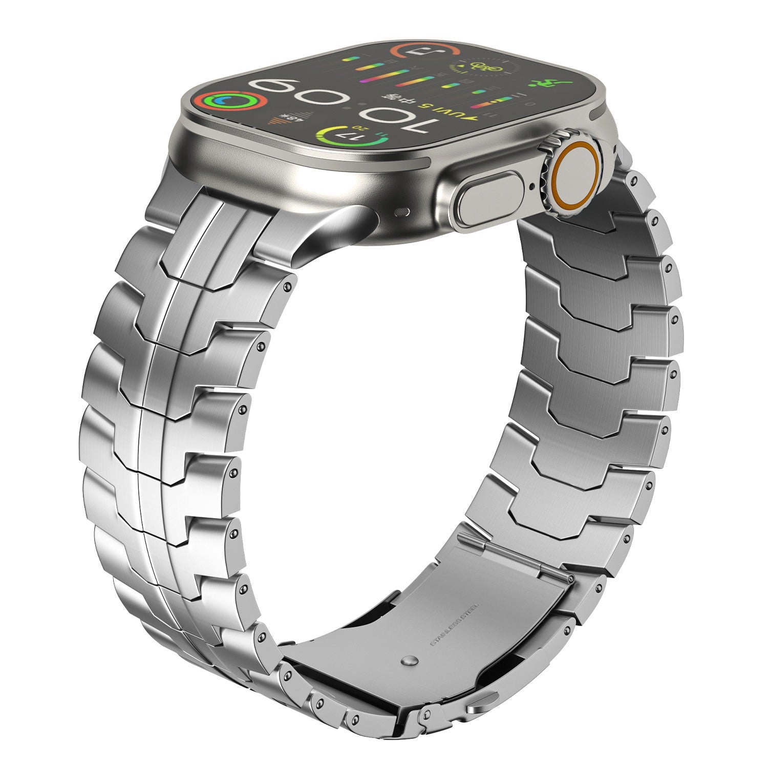 Titanový řemínek pro Apple Watch, hypoalergenní spona Veralis, rychlé uvolnění