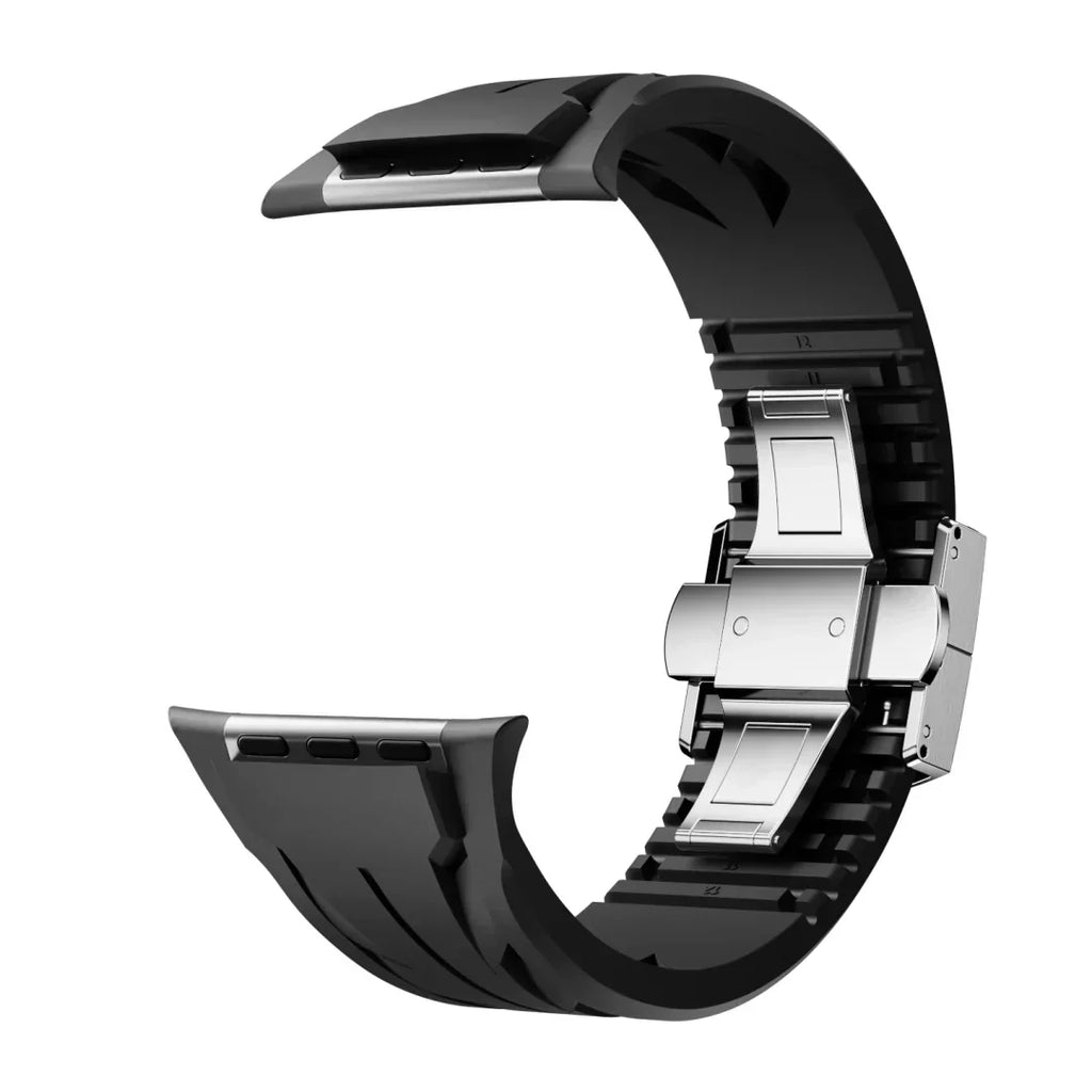 Apple Watch-rem, Liora FKM gummirem med sommerfuglelås