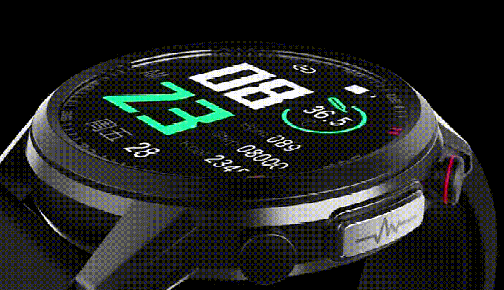 NexPulse Pro -puettava NFC-laite 1,45 tuuman näytöllä terveydentilan seurantaan