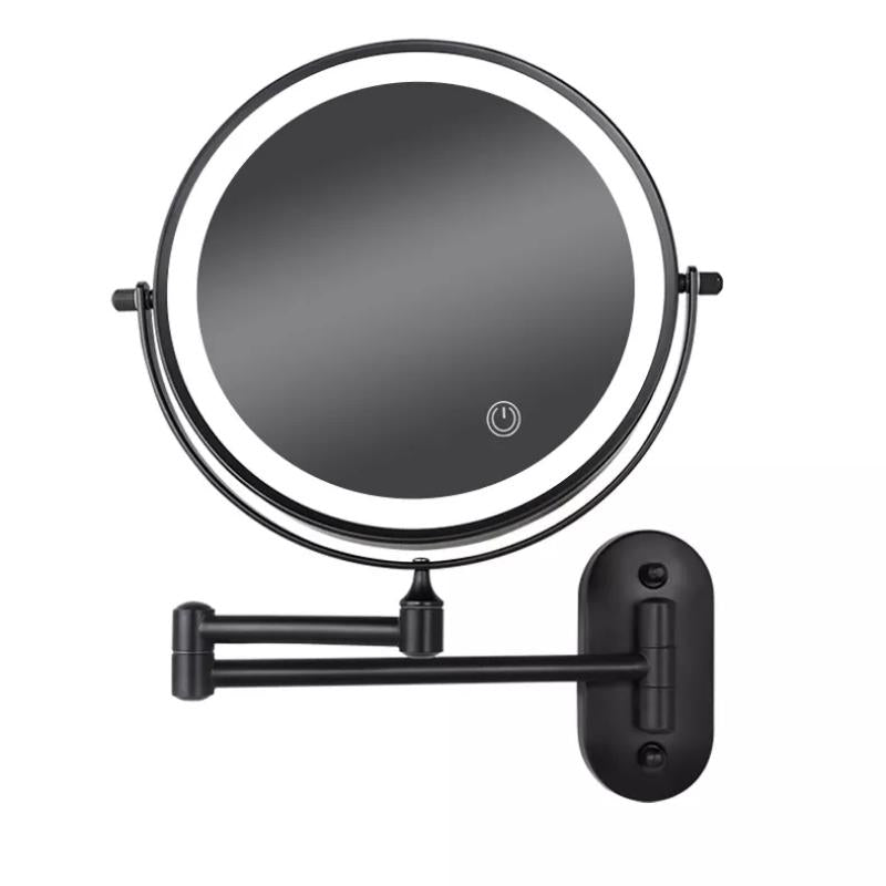 NovaBeam LED Schminkspiegel, vergrößernde Wandmontage für Make-up & Bad
