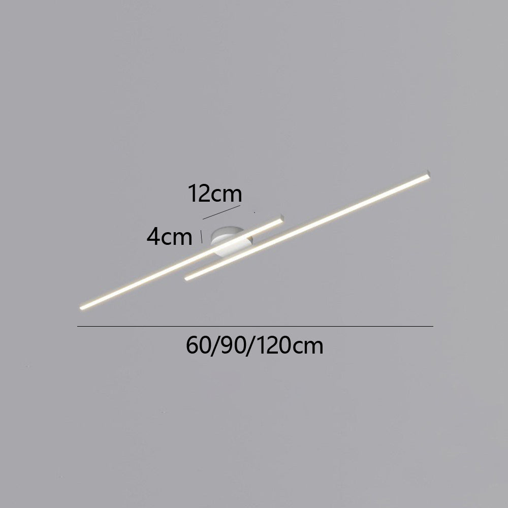Plafoniera LED ultrasottile semipiatta in alluminio, LumenVale