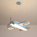LED-Deckenleuchte in Flugzeugform für Kinderzimmer, dimmbare Pendelleuchte LumaPlane mit Fernbedienung