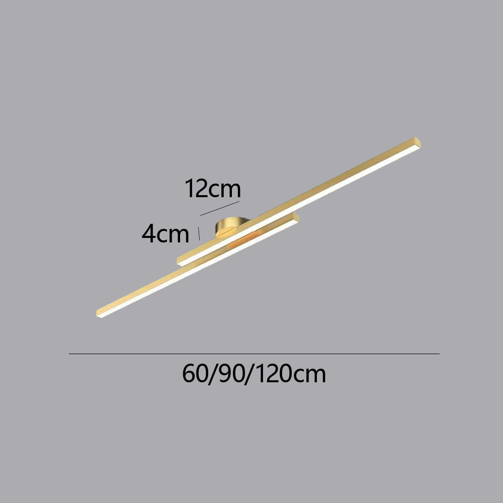 Plafoniera LED ultrasottile semipiatta in alluminio, LumenVale