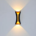 Lampada da parete curva per esterni, applique LED Arcora, cablata IP65