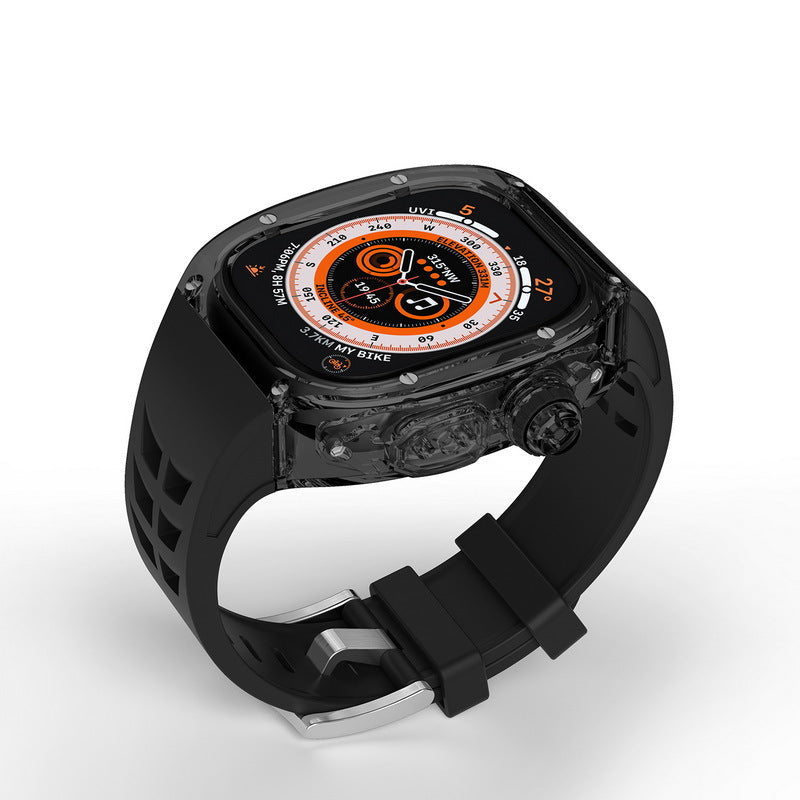 Etui Apple Watch Ultra, wytrzymała osłona z poliwęglanu LumaPro z paskiem TPU
