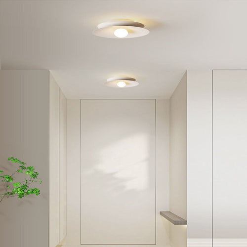 Arisha Modern Flush Mount Ceiling Light White Red Black Metal Balcony | Fioriscas