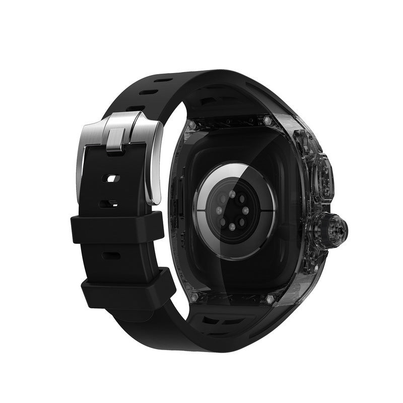 Etui Apple Watch Ultra, wytrzymała osłona z poliwęglanu LumaPro z paskiem TPU