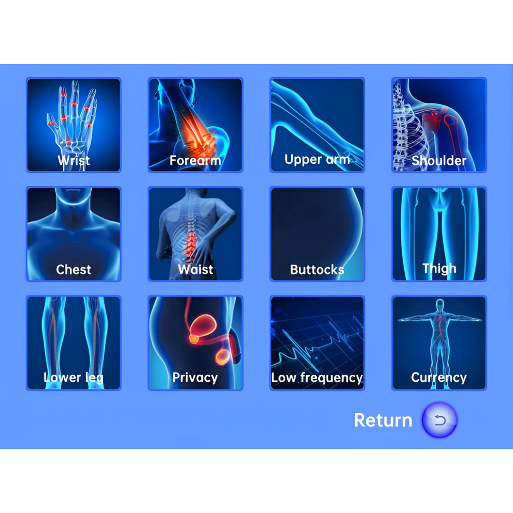 NovaPulse Elbow Pain Relief Device With Eight Inch Screen