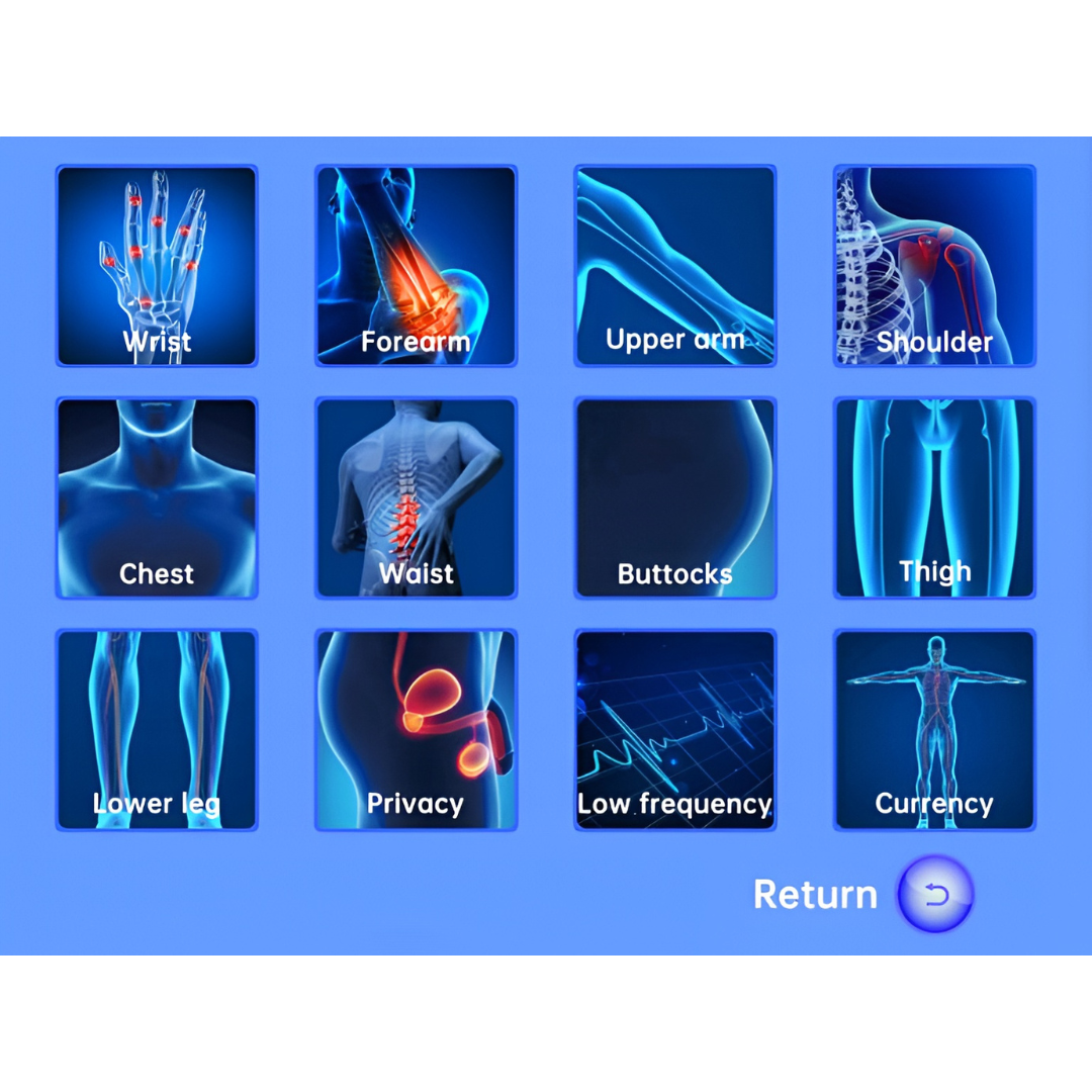NovaPulse Elbow Pain Relief Device With Eight Inch Screen