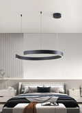 AerisGlow Rund LED Taklampa, Dimbart Multi-Ring Design