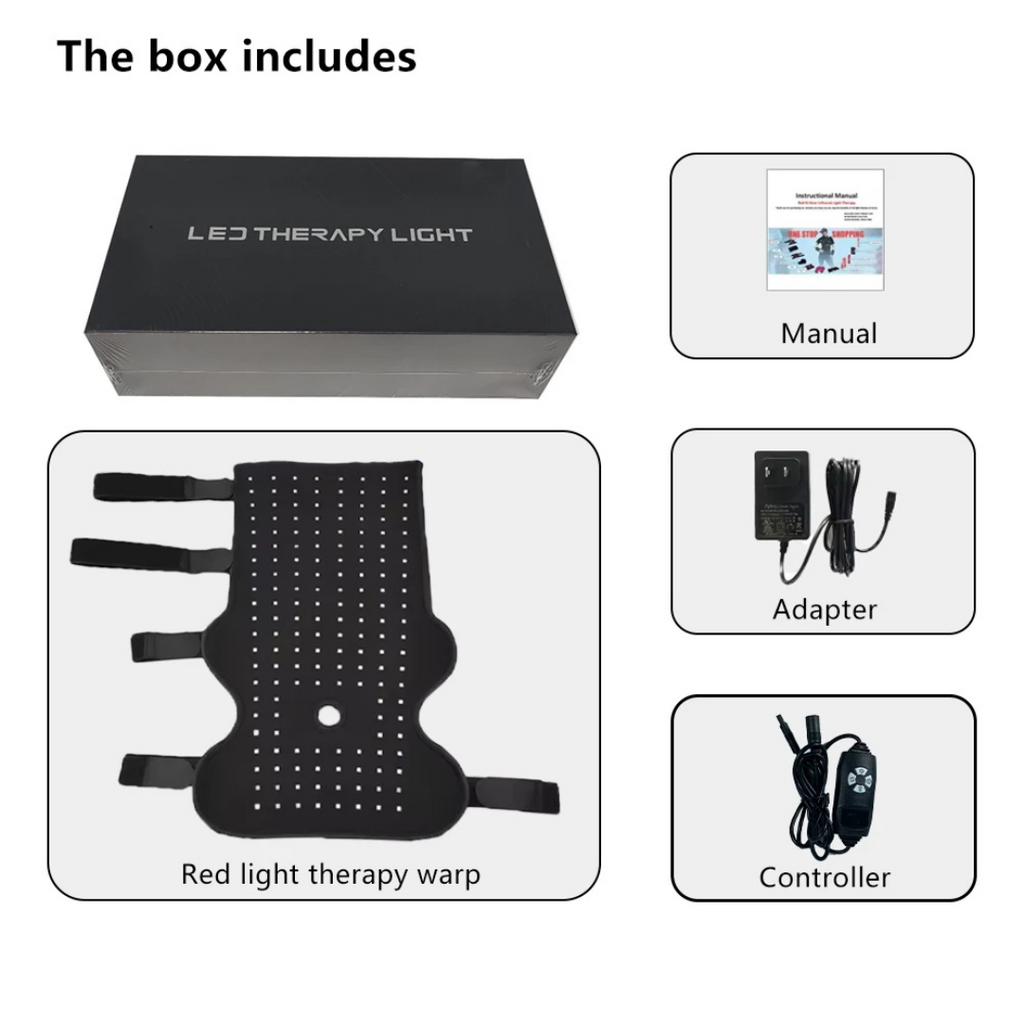 NovaPulse Ankle Belt With Red Light For At Home Use