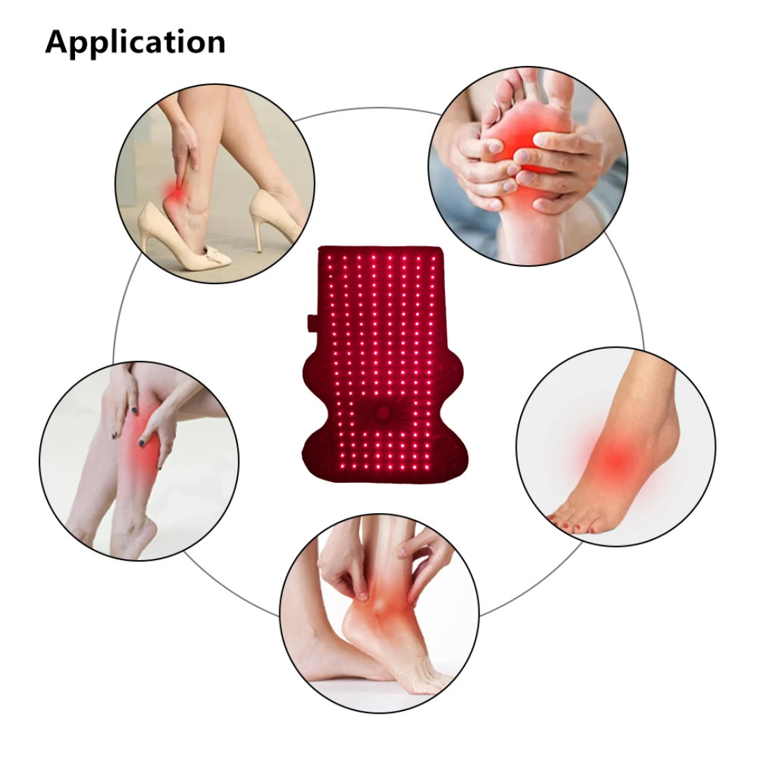 NovaPulse Ankle Belt With Red Light For At Home Use