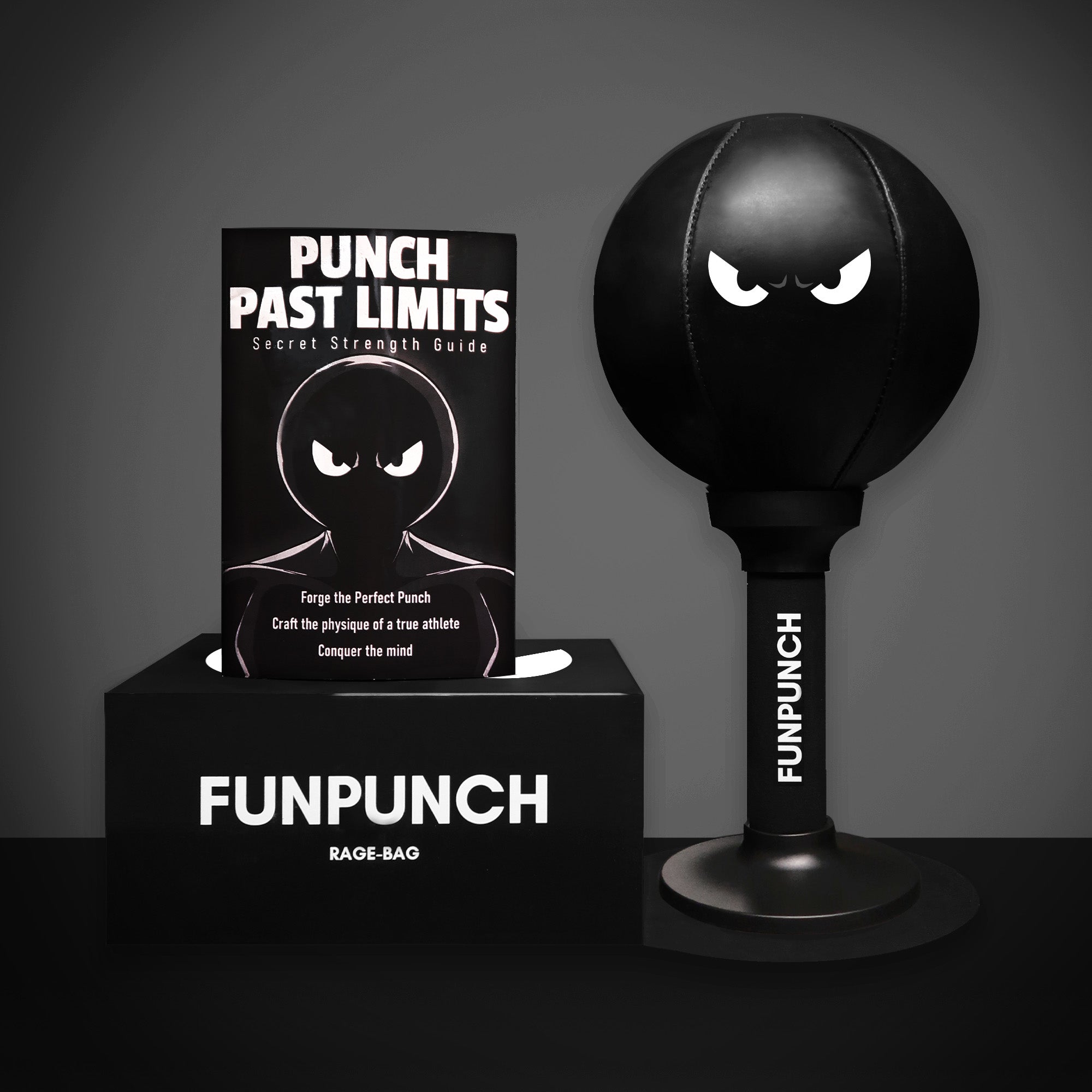 Suction-Mounted Punching Ball Made For Kids' Active Play