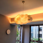 Lampa wisząca, biały akrylowy klosz w kształcie chmury, zintegrowany LED, LumaCloud
