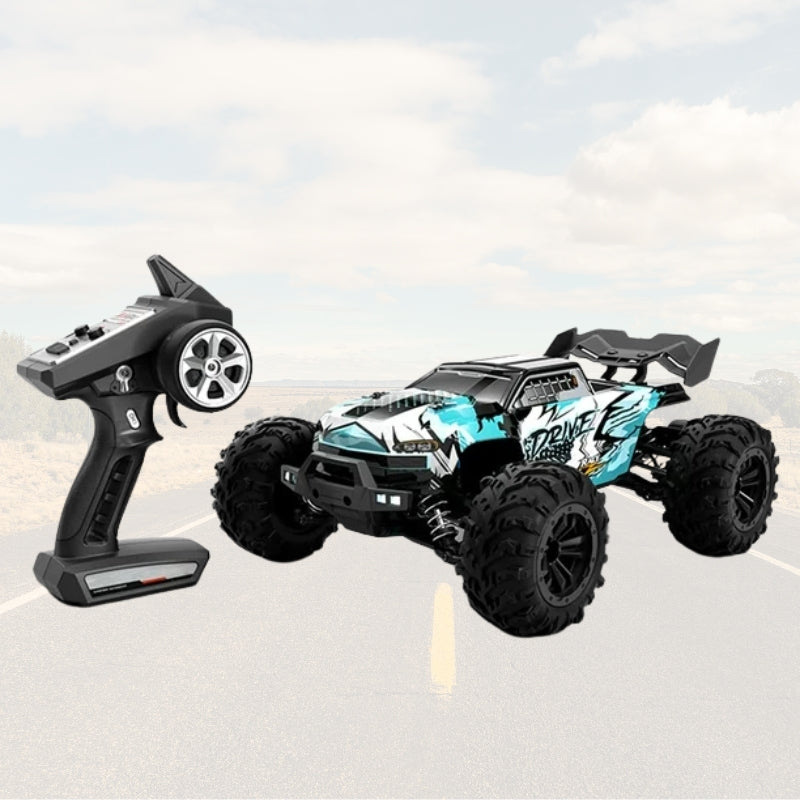RC terénní truck StormRift 4WD v měřítku 1:16 s LED osvětlením a dálkovým ovládáním pro jízdu v noci