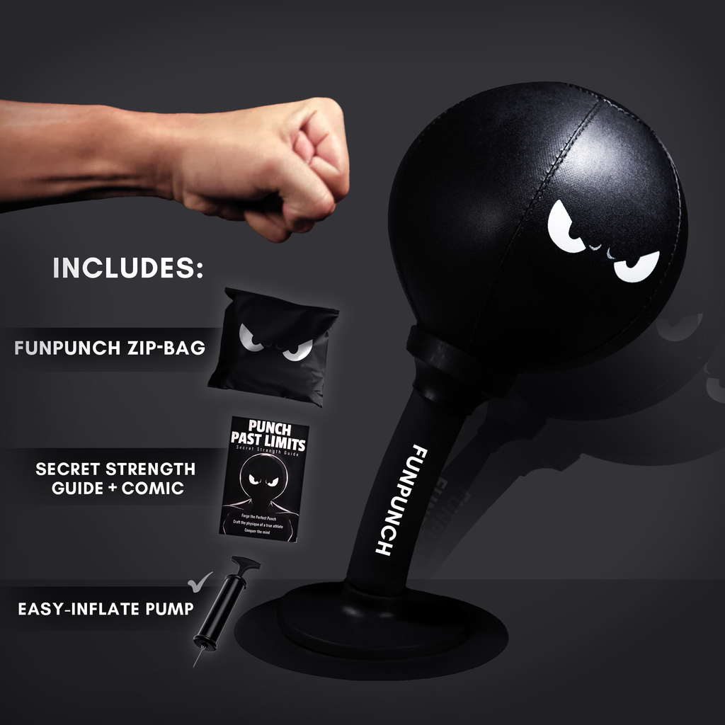 Suction-Mounted Punching Ball Made For Kids' Active Play