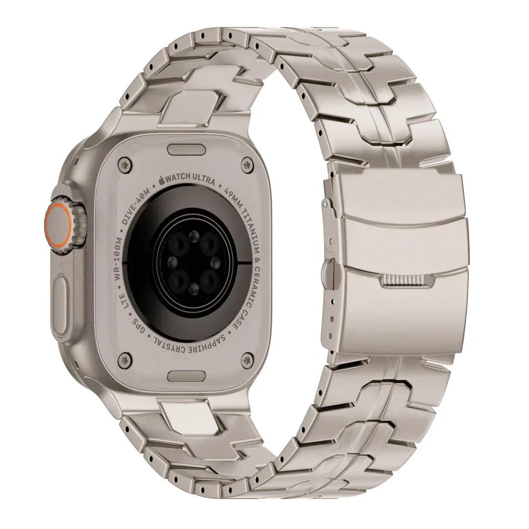 Titanový řemínek Apple Watch, Aurex titan třídy 2, lehký 62 g
