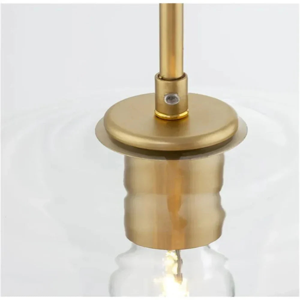 June Pendant Light Glass, Clear/Amber Diamond shape | Fioriscas