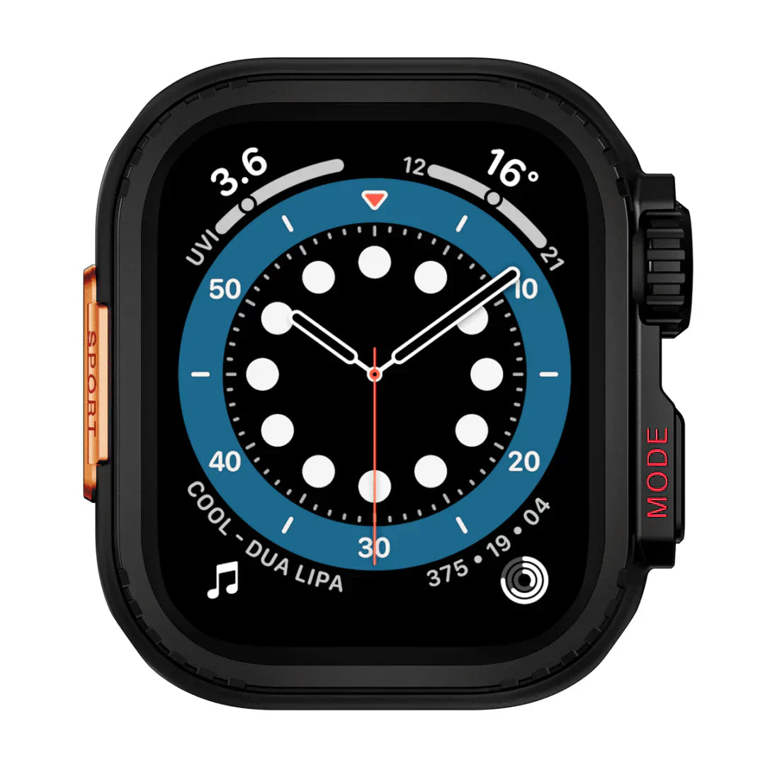 Apple Watch Case in Aluminum, AeroGuard Rugged Protective Shell