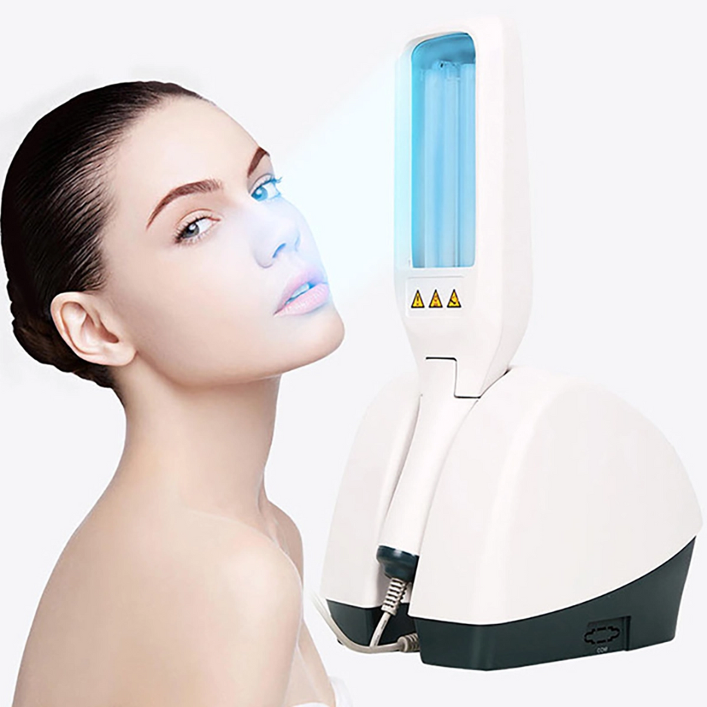 Fototerapeutická lampa NovaLux s UVB zářením na vitiligo, lupénku a ekzém