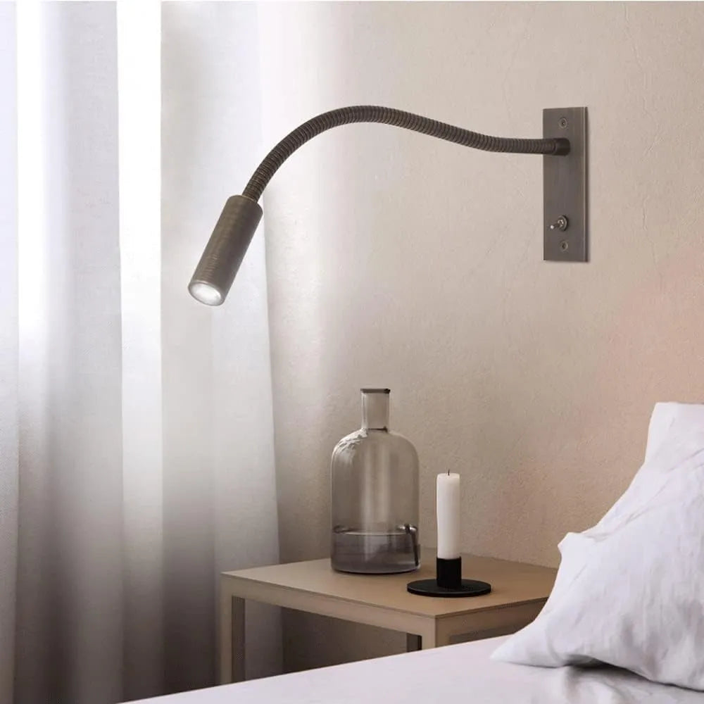 Verstellbare LED-Lesewandleuchte, NexaLux-Spot-Wandleuchte