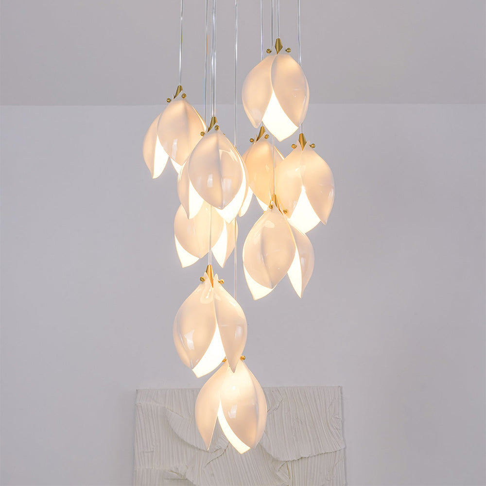 Olivia Luxury Metal Ceramic Pendant Light Living Room Bedroom | Fioriscas
