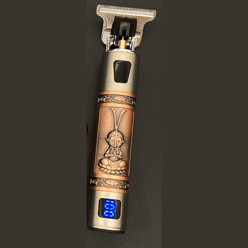 Rasoio vintage per barba con batteria e taglio di precisione per barba e capelli - Fioriscas