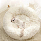 CalmPaws knus kattenbed, zacht kussen in maten XS tot en met XXL