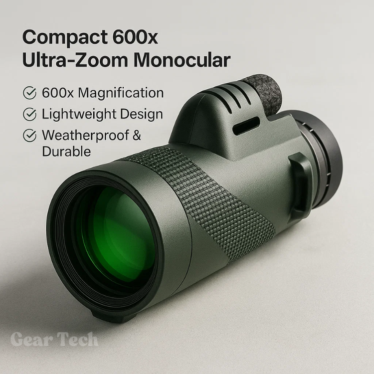 Arden 600X -kompakti monokulaari, HD-optiikka lintujen tarkkailuun ja ulkoiluun