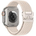 Cinturino intrecciato in nylon per Apple Watch con fibbia paracadute