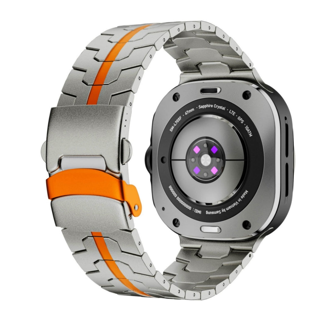 Titán óraszíj Samsung Watch 7 Ultra-hoz, Averon összecsukható csattal