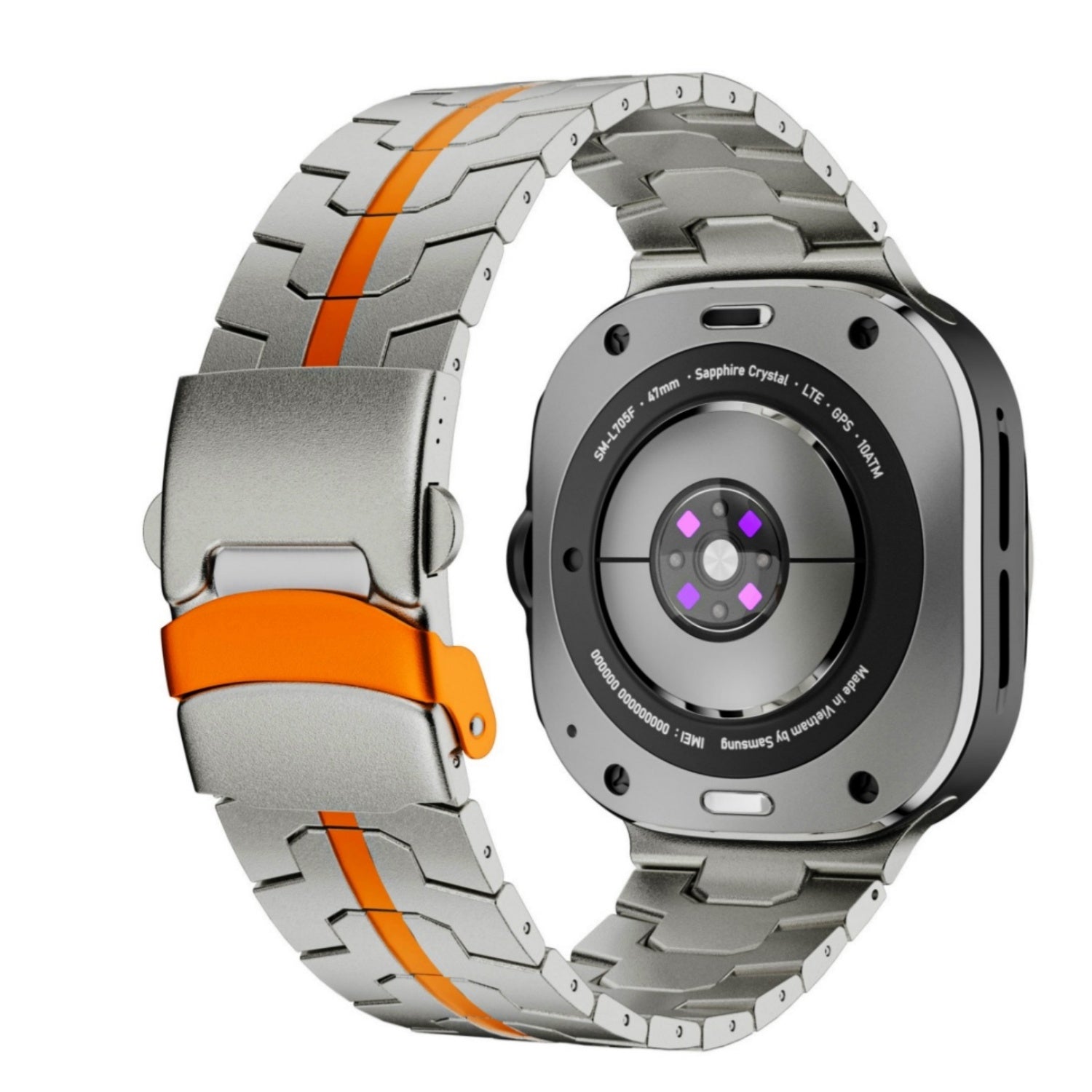 Titán óraszíj Samsung Watch 7 Ultra-hoz, Averon összecsukható csattal