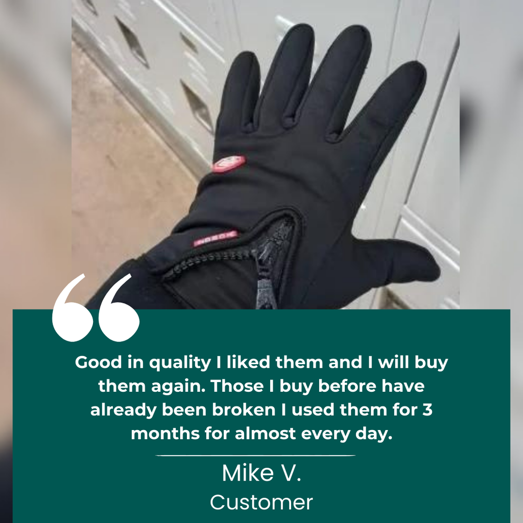Windproof Thermal Touchscreen Gloves for Golf and Cycling