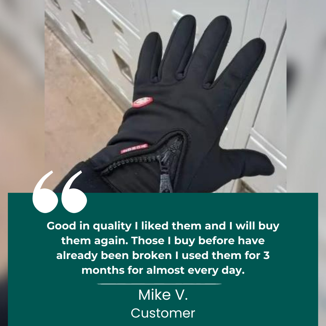Windproof Thermal Touchscreen Gloves for Golf and Cycling