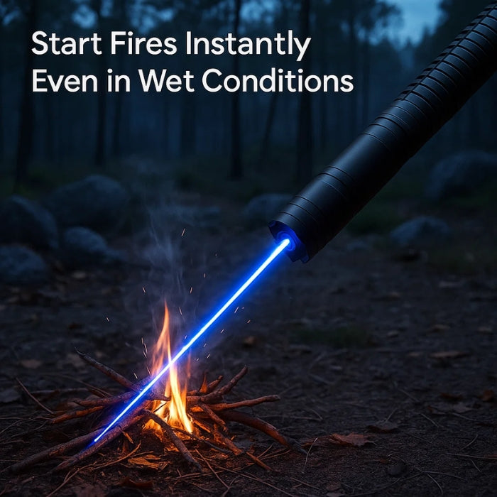 Linterna láser, antorcha impermeable AeroForge Pro para encender fuego durante acampadas