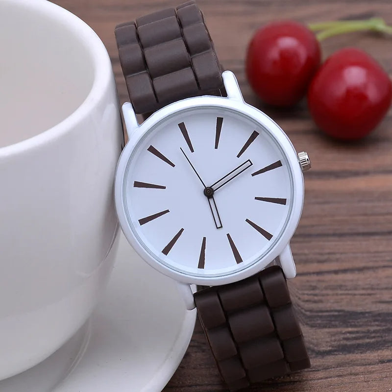 Hodinky KairoHue se silikonovým řemínkem, výrazné barvy a quartzový strojek