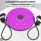 Magnetic Core Twist Board With Resistance Ropes, LumaTwist Balance Trainer