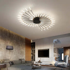 Asterra Albina Metal & Acrylic Flush Ceiling Light, 12W to 42W LED