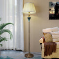Eryn Antique Floor Lamp, Multi Colors, Metal/Fabric, Bedroom | Fioriscas