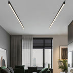 גוף תאורת תקרה ליניארי LED נוארליין, גימור שחור, 4 אורכים