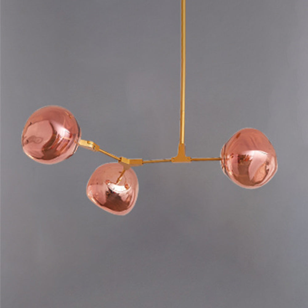Arisha Modern Globe Lava 3 Pendant Light Fixture | Fioriscas