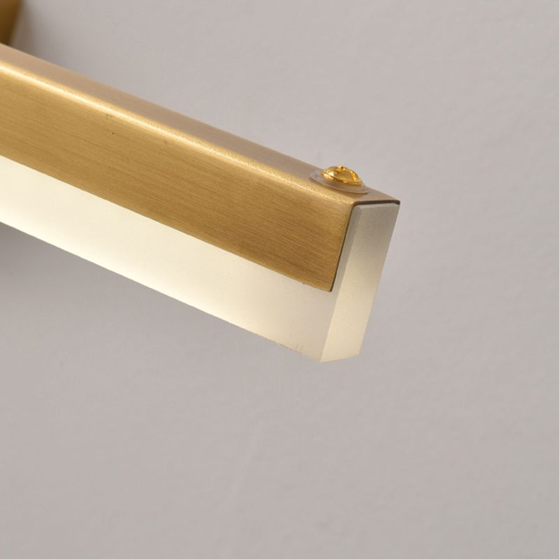 Arisha Linear Arc Light Poles Metal Black Vanity Wall Lamp | Fioriscas