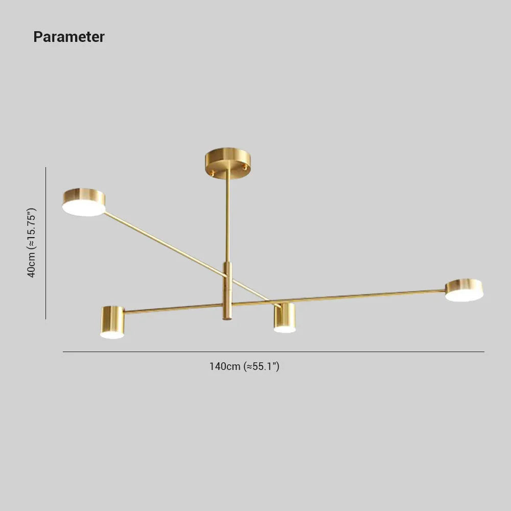 Arisha Pendant Light Branch Industrial Black/Gold, Bedroom | Fioriscas