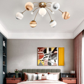 Aria Modern Planet Flush Mount Ceiling Light, Living Room | Fioriscas